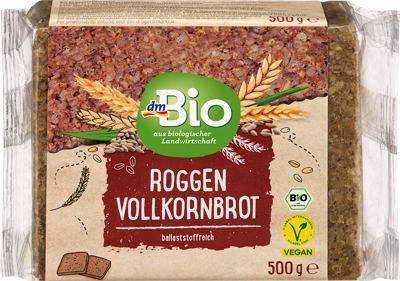 dmBio integralni raženi kruh 500 g