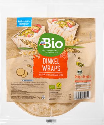 dmBio pirove tortilje 240 g