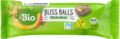 dmBio Bliss Balls matcha mango 45 g TT