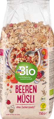 dmBio müsli s bobičastim voć. 750 g