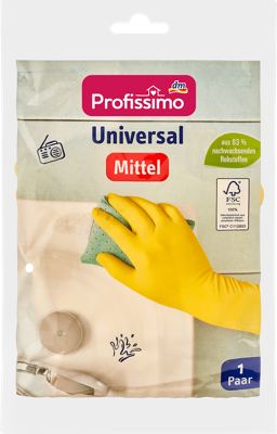 Profissimo rukavice žute M 1 par