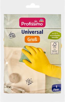 Profissimo rukavice žute L 1 par