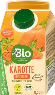 dmBio sok od mrkve Demeter 0,5 l