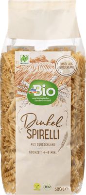 dmBio tjest.od pira Spirelli 500 g