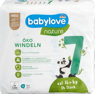 babylove Nature pel.7 XXL 24kom. OS