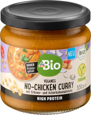 dmBio vegan. NO-CHICKEN curry 330 g