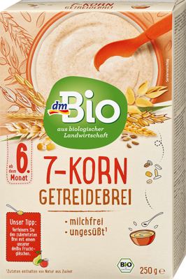 dmBio kaša/7 vrsta žit., 6M+, 250 g OS
