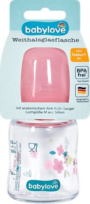 babylove staklena bočic.šir.grlo 120ml