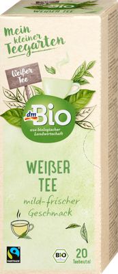 dmBio bijeli čaj 20x1,5 g, 30 g