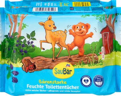 SauBär dj.vl.toal.papir š.b. 2x60 kom. T