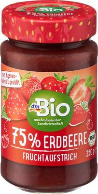 dmBio voćni namaz od jagode 75% 250 g