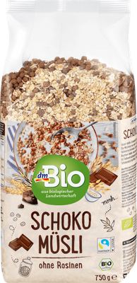 dmBio čokoladni müsli 750 g