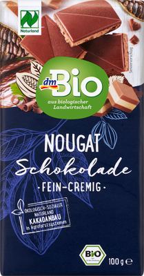 dmBio čokolada nougat 100 g T