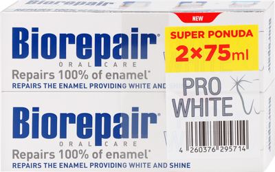 Biorepair zub.pasta White duopack2x75 ml