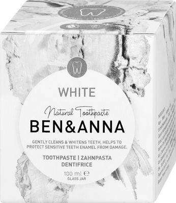 PASTA ZA ZUBE NATURAL BEN & ANNA TOOTHPASTE WHITE 100ML