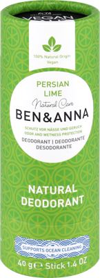 Ben&Anna nat.soda deo.persian lime 40g