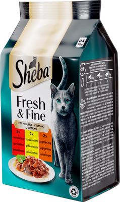 Sheba 6x50 g govedina, piletina i janj.