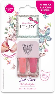 Lukky lak za nokte 2u1 peel-off T25869