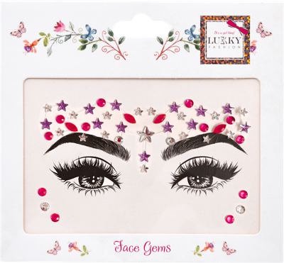 Lukky ukras za lice Face Gems Starry Ni.