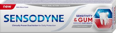 SENSODYNE SENSITIVITY&GUM WHITE 75mL**