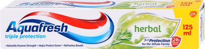 ZUB. PASTA AQUAFRESH125 ml HERBAL