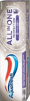 Aquafresh All in One Toothpaste 75ml Crystal White