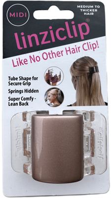 Linziclip kopča za kosu midi rose gold