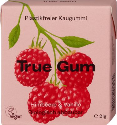 True Gum žvak. guma Malina&Vanilija 21g