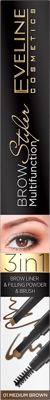 Eveline olovka/obrve Brow Styler 3u1 01