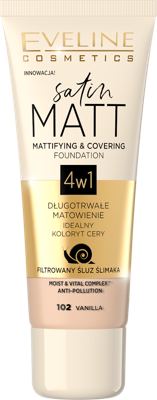 Eveline tekući puder Satin Matt 102