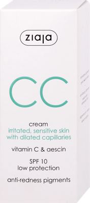 Ziaja CC krema anti-redness SPF10 50ml