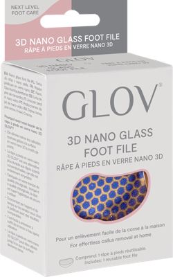 GLOV Nano staklena rašpica/stopala 1kom