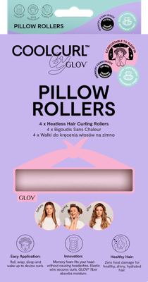Glov CoolCurl uvijači Pillow 4/1 rozi