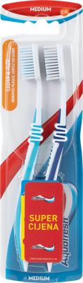 AQUAFRESH FLEX MEDIUM ČETKICA 1+1