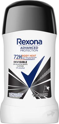 Rexona deo stick AP Invisible B&W 50ml