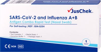JusChek komb.antig.t.CoV-2 i gripa 1 kom