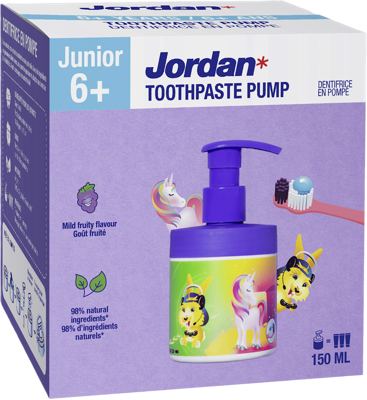 Jordan zub.pasta s pump.Junior 6+ 150 ml