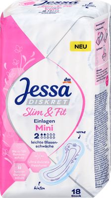Jessa Diskret uloš. Sl.&Fit mini 18 kom.