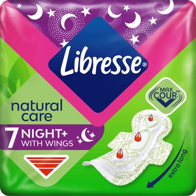 Libresse nat. care noćni hig. ul. 7 kom.