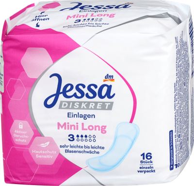 Jessa ulošci za inkont. mini dugi 16 kom