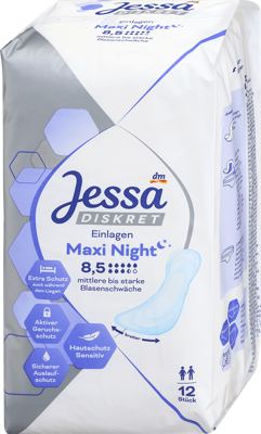 Jessa hig.ulošci za inko.maxi noć 12 kom