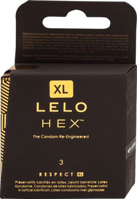 Prezervativi Lelo Hex Respect XL 3 kom