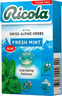 BOMBON RICOLA 40G-10/1- FRESH MINT
