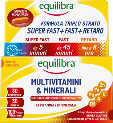 Equilibra multivit.&minerali 30 kom.