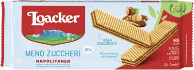 Loacker keksi manje šećera lješnjak 175g