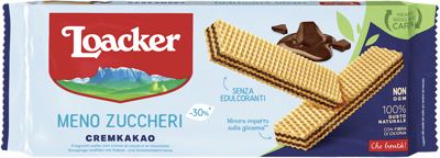 Loacker keksi manje šećera kr. kakao175g