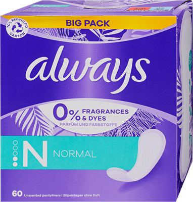 Always dn. ulošci F&P Normal 60 kom. T