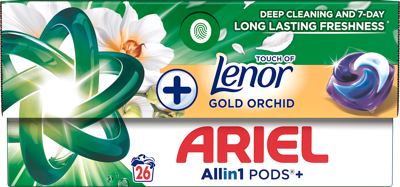 ARIEL GEL KAPSULE GOLD ORCHID 26KOM
