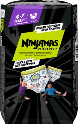 PELENE GAĆICE NINJAMAS 10/1