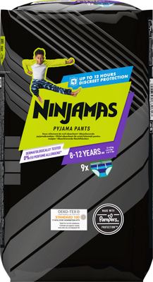 Ninjamas gaćice 27-43 kg svemir 9 kom OS